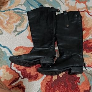 Sam Edelman Dark Leather Boots